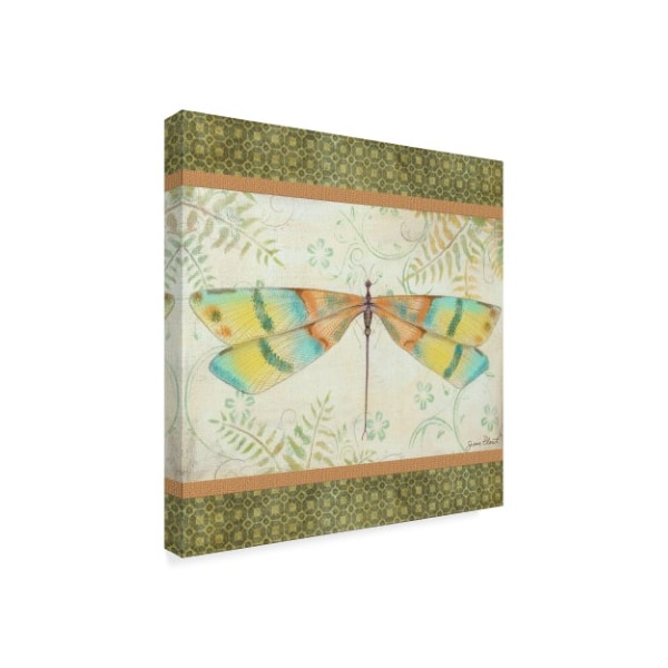 Jean Plout 'Lebellule 1 Dragonfly' Canvas Art,35x35